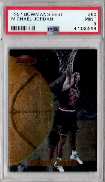 1997 Bowman's Best Michael Jordan PSA 9