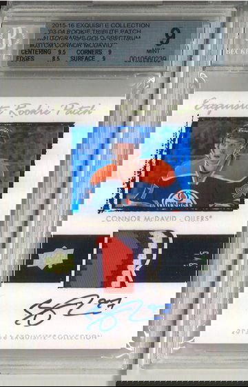 2015-16 Exquisite Collection Gold Connor McDavid