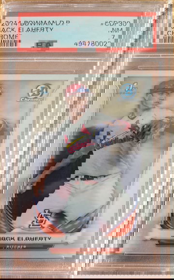 2014 Bowman Chrome Jack Flaherty PSA 7