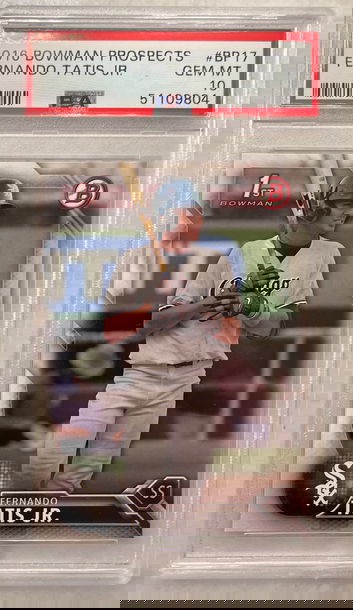 2016 Bowman Fernando Tatis Jr. PSA 10 Gem Mint