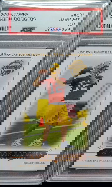 2005 Topps Aaron Rodgers #431 rookie