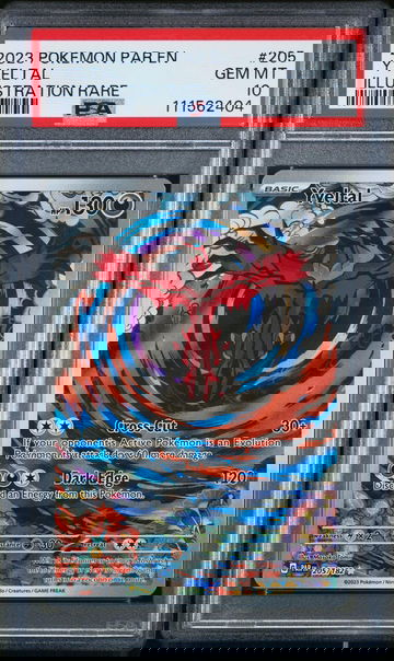 2023 Pokemon Scarlet and Violet Paradox Rift Illustration Rare Yveltal #205 PSA 10