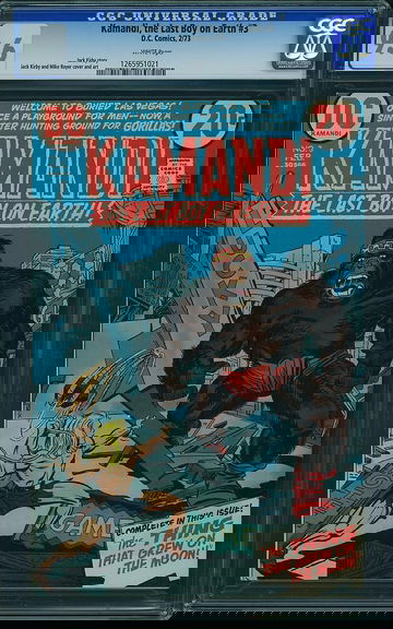 KAMANDI, THE LAST BOY ON EARTH #3, CGC 9.6 NM+