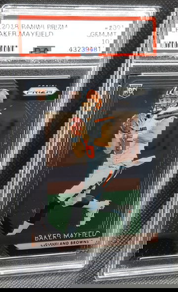 2018 Baker Mayfield Prizm Shipped from Canada