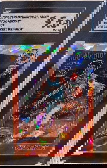 2019-20 Hoops Private Stock Ja Morant red cracked ice prizm