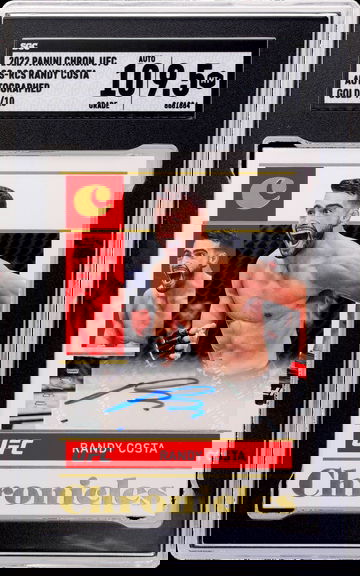 2022 Panini Chronicles Ufc #CS-RCS Randy Costa Auto. Gold 9 SGC 9.5