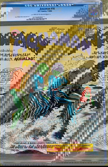 Aquaman #16 (1964) CGC 9.4 -- O/w to White pages; Nick Cardy cover and art