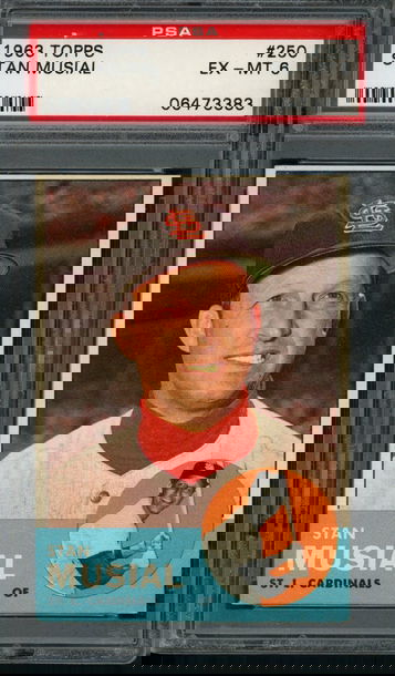 1963 Topps Stan Musial #250 PSA EX-MT 6