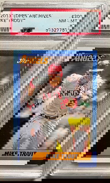 2013 TOPPS ARCHIVES #200 MIKE TROUT NM-MT 8