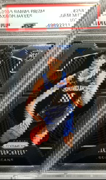 2019-20 Panini Prizm Jaxson Hayes RC #254 PSA 10