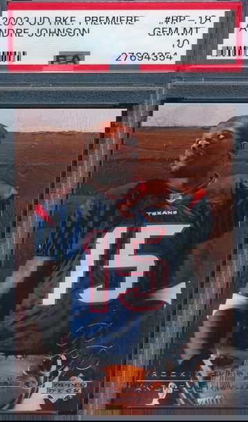 2003 Upper Deck Rookie Premiers RC PSA 10 GEM MT 4354 