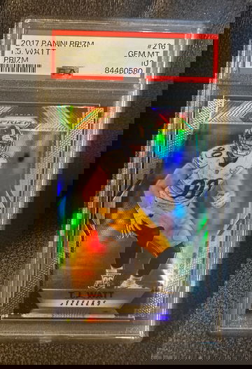 2017 Prizm Silver Tj Watt #216 PSA 10Gem Mint