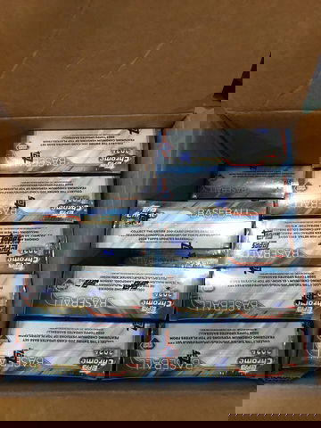 Lot of (18) 2024 Topps MLB Chrome Update Series Baseball Mega Boxes