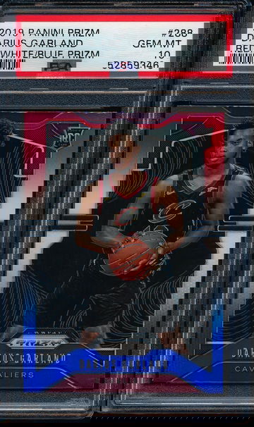 2019 Panini Prizm Darius Garland Red White Blue Prizm PSA 10 Gem Mint