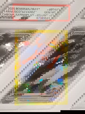 FRANCISCO ALVAREZ CHROME SAPPHIRE ED-YELLOW /99