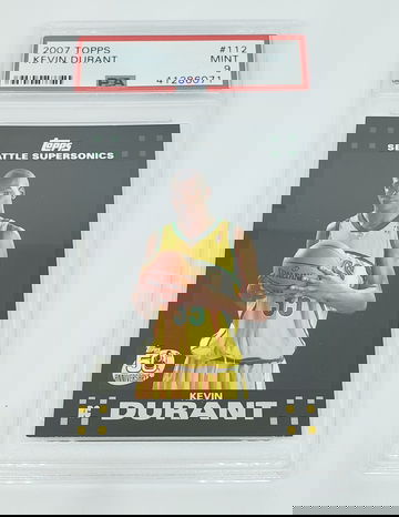 2007 Topps Kevin Durant PSA 9 RC No. 112