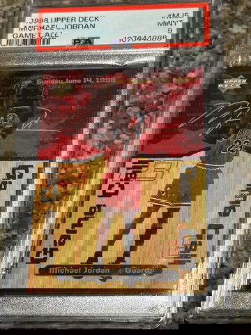 Michael Jordan 1998 Upper Deck Game Call PSA 9 Mint Rare Pop 6