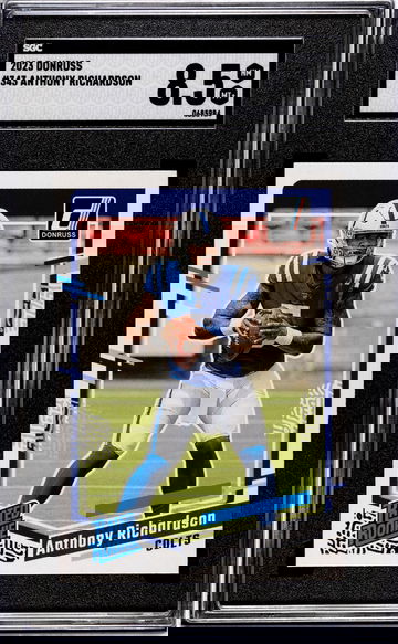 2023 Donruss #343 Anthony Richardson Rated Rookie SGC 8.5