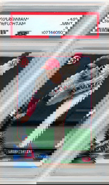 2018 Bowman #49 Shohei Ohtani PSA 9 MINT!