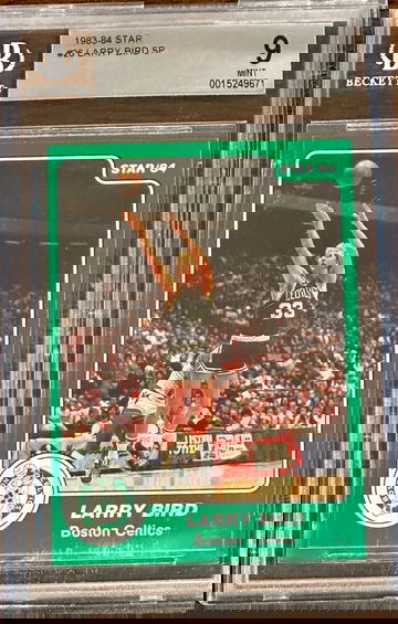 1983 Star Larry Bird SP BGS 9