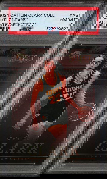 2024 Panini Caitlin Clark Collection Artistic Selection Caitlin Clark #AS1 PSA 8