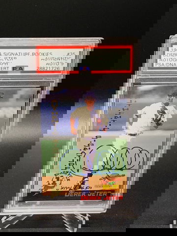 1994 Derek Jeter Signature Rookies Auto #8001/8650 PSA 9