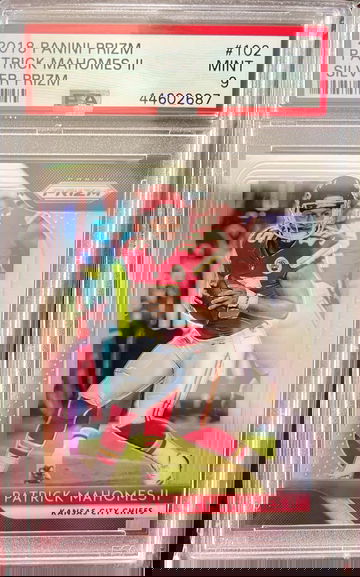 2018 Panini Prizm Patrick Mahomes Silver Prizm RC Rookie PSA 10