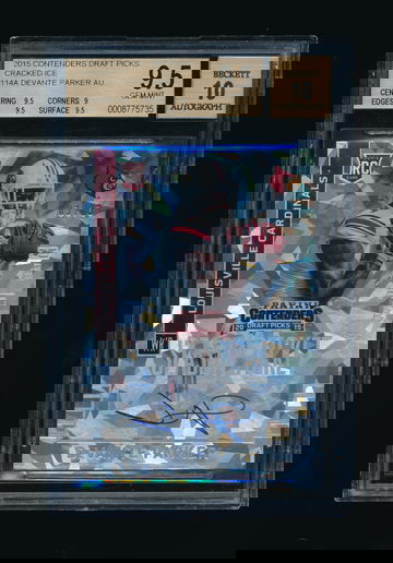 Devante Parker 2015 Contenders DP Cracked Ice Rookie Ticket Auto #3/23 POP 1