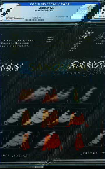 SANDMAN v1989 #25, CGC 9.4 NM