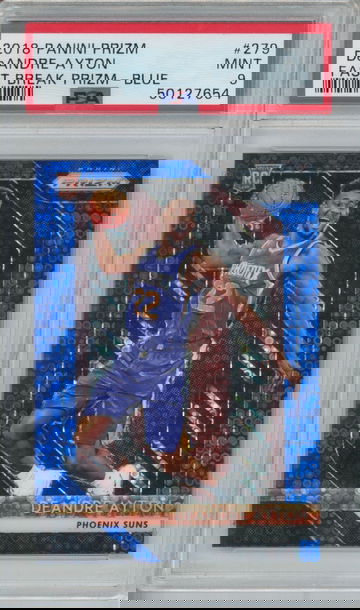 2018 Prizm Deandre Ayton Fastbreak Fast Break Blue /175