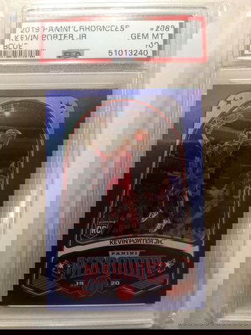 2019-20 Kevin Porter JR RC Chronicles Marquee Blue 18/99 PSA 10