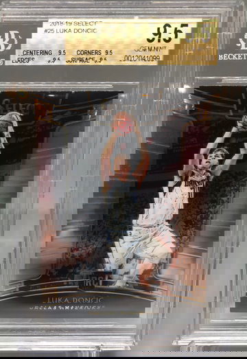 Luka Doncic 2018 Panini Select #25 TRUE GEM