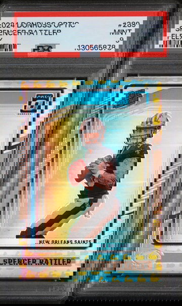 2024 Panini Donruss Optic Flex Spencer Rattler #289 /149 PSA 9