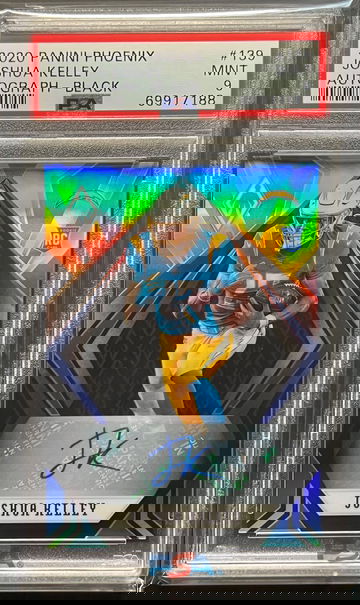 Joshua Kelley Phoenix Black Auto /5 PSA9