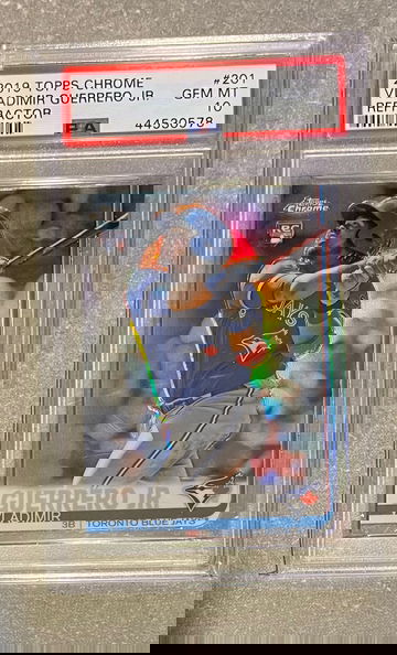 2019 Vladimir Guerrero Jr Topps Chrome Refractor PSA10