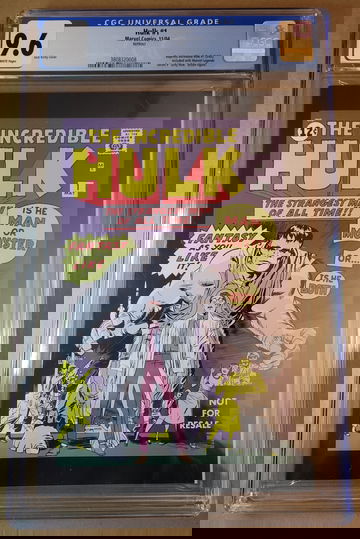 Incredible Hulk 1 CGC 9.6 White Pages ToyBiz REPRINT