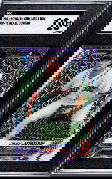 2021 Bowman Blaze Jordan Chrome Mega Mojo SGC GM MT 10