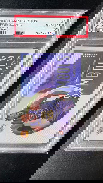 2018 Status Lebron James Symbols PSA 10