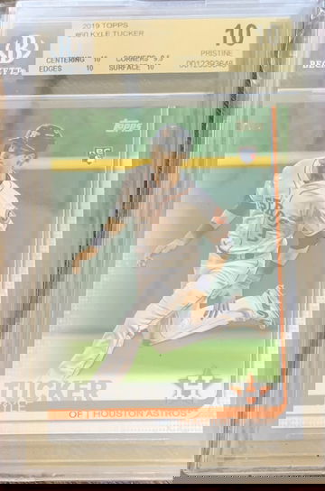 2019 Topps Kyle Tucker Rookie BGS 10 Pristine Astros