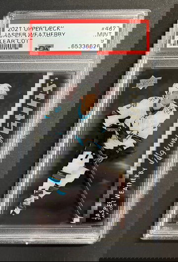 2021-22 Upper Deck Young Guns Clear Cut Jasper Weatherby