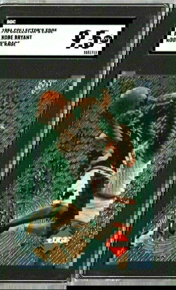 Kobe Bryant 1996-97 Collector's Edge ROOKIE Rage Insert Lakers HOF RC SGC 9.5 MINT Mt+