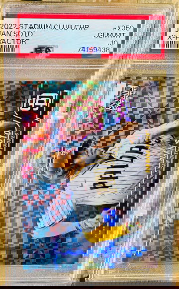 2022 Juan Soto XFractor PSA 10 TOPPS Stadium Club Chrome Refractor 