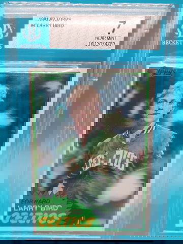 1981-82 Topps Larry Bird #4 BGS 7 sharp