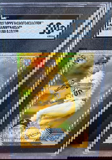 Bobby Miller 2023 Topps Gilded RC Rookie Cast in Gold Dodgers