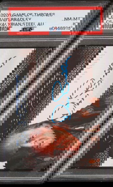 2020 Game of Thrones David Bradley CS Valyrian Steel Auto PSA 8 [NS-1A.26]