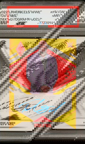 2022 Panini Chronicles Phoenix Gold Titus O'Neil #PA-TON Auto /10 PSA 9