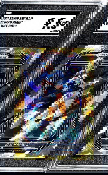 2023 Panini Prizm Draft Picks #23 Dan Marino Gold Ice Prizm SGC 9.5