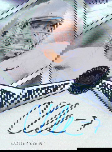 2013 Press Pass Fanfare Collin Klein #PP-CK Blue Auto 29/50