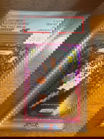 Keyonte George 2023 Prizm Pink Fast Break 9 / 50