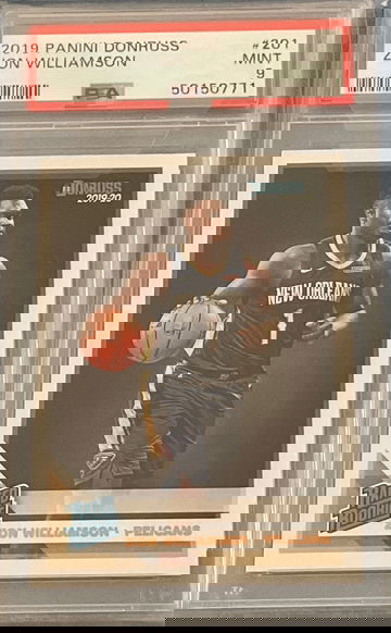 Zion Williamson Donruss PSA 9